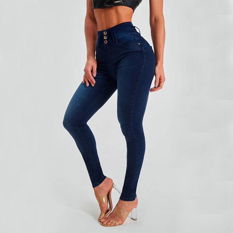 Esme – Jean Skinny Taille Haute avec Effet Sculptant
