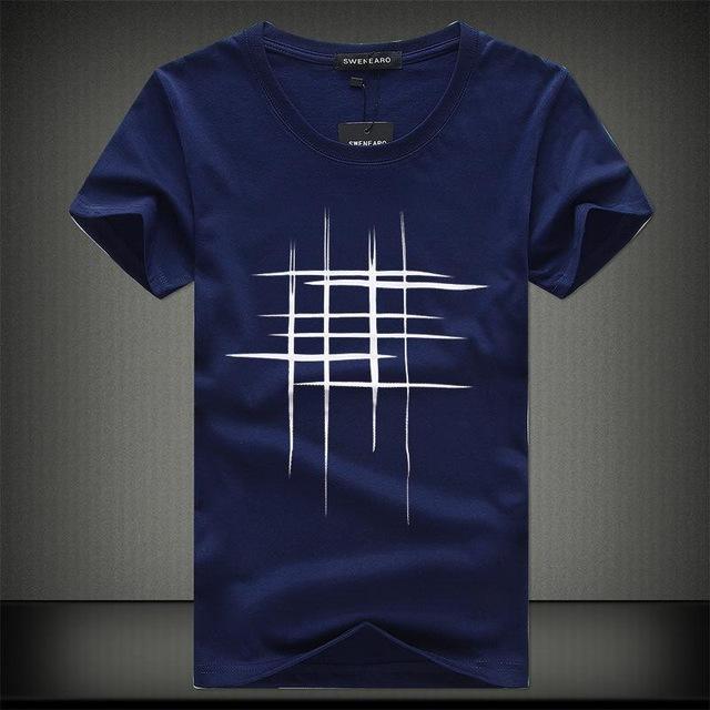 Leon – T-shirt en coton de qualité avec manches courtes