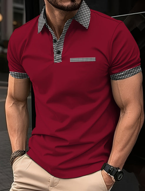 Alfred – Polo de Sport à Carreaux pour Homme