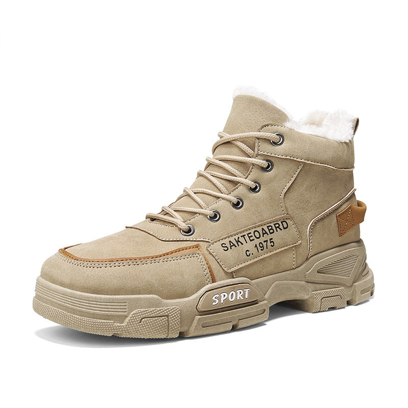 Tristan – Bottes d'hiver avec doublure en peluche pour homme