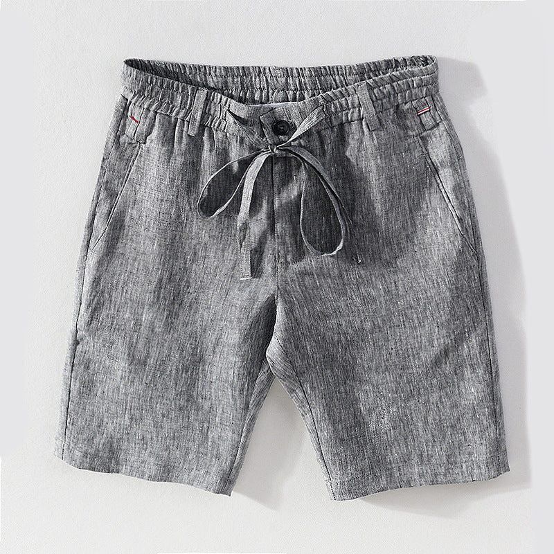 Steve – Gerade Herren-Shorts aus bequemem Leinen