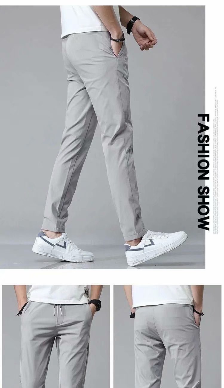 Conrad – Pantalon de Jogging Décontracté pour Hommes avec Cordon de Serrage Style Coréen