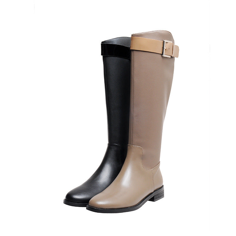 Michelle – Bottes Rétro à Bout Rond