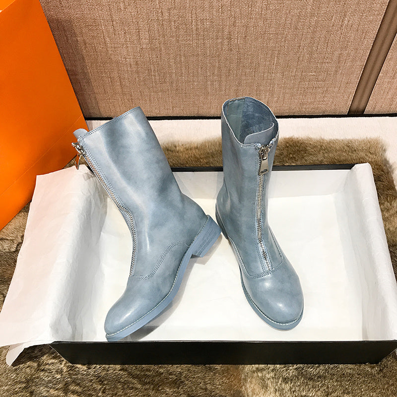 Laura – Bottes Martin inversées style rétro pour femmes