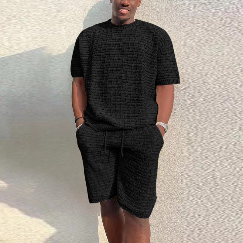 Neil – Ensemble d'été décontracté pour hommes avec coupe ample et short