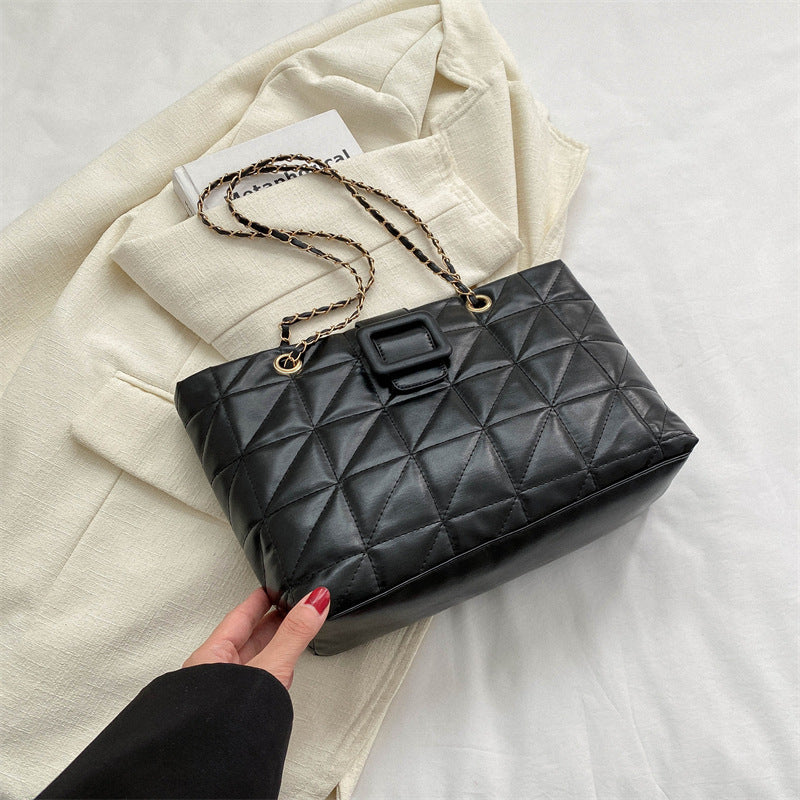 Jane – Sac à bandoulière élégant avec motif matelassé et chaîne