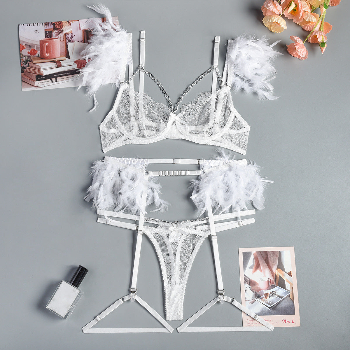 Anne – Ensemble de lingerie en dentelle séduisante pour femmes