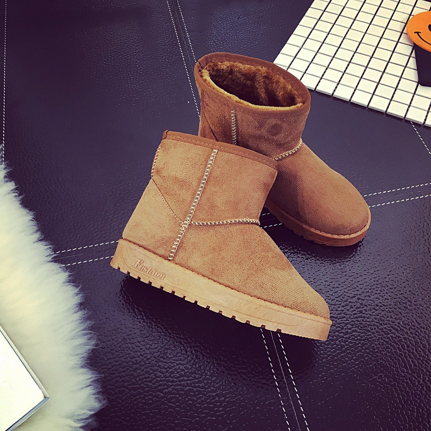 Deborah – Bottes d'Hiver en Fausse Fourrure pour Femmes