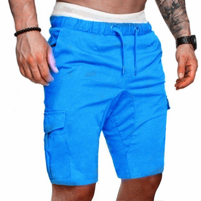 Dean – Enge Elastische Herren-Cropped-Shorts