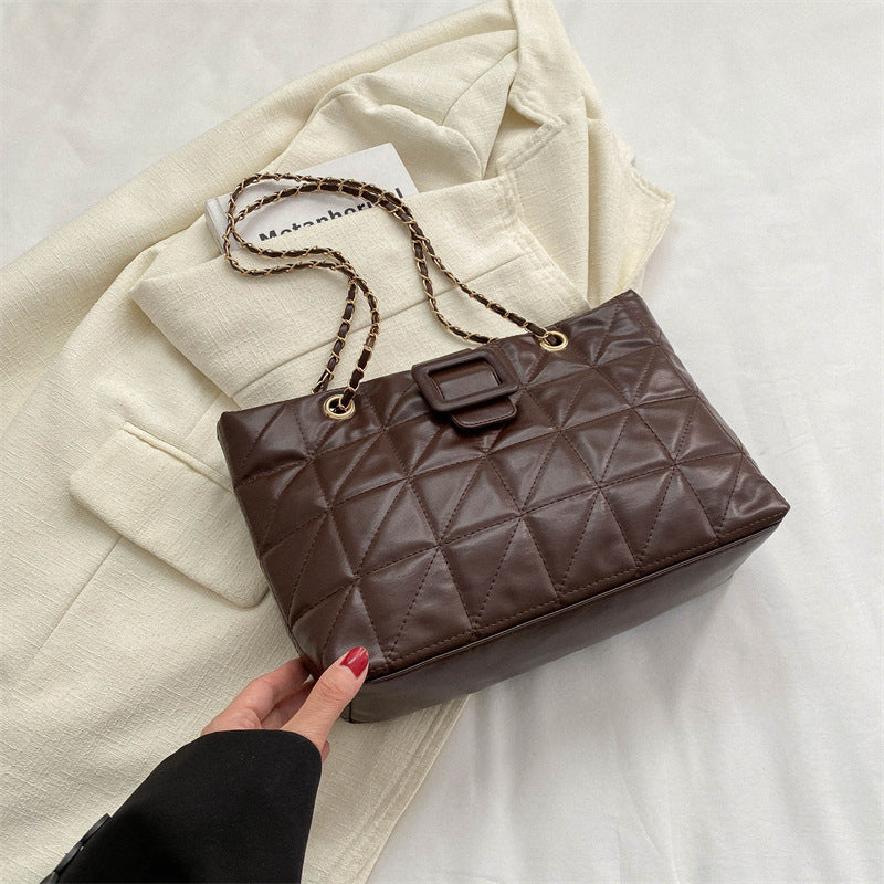 Jane – Sac à bandoulière élégant avec motif matelassé et chaîne