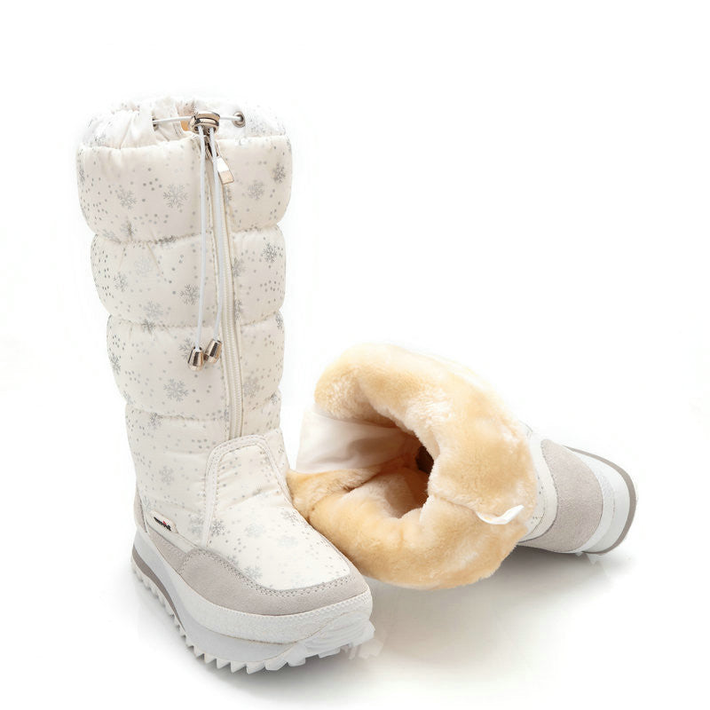 Katy – Bottes d'hiver pour femmes avec fausse fourrure chaude