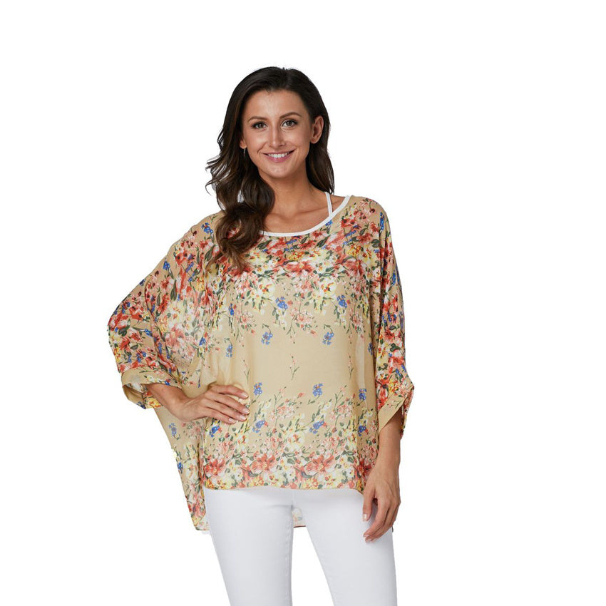 Diana – Blouse de plage décontractée style bohème pour femme