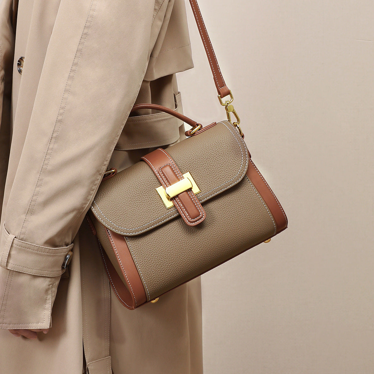 Carly – Sac à main mode polyvalent avec texture avancée