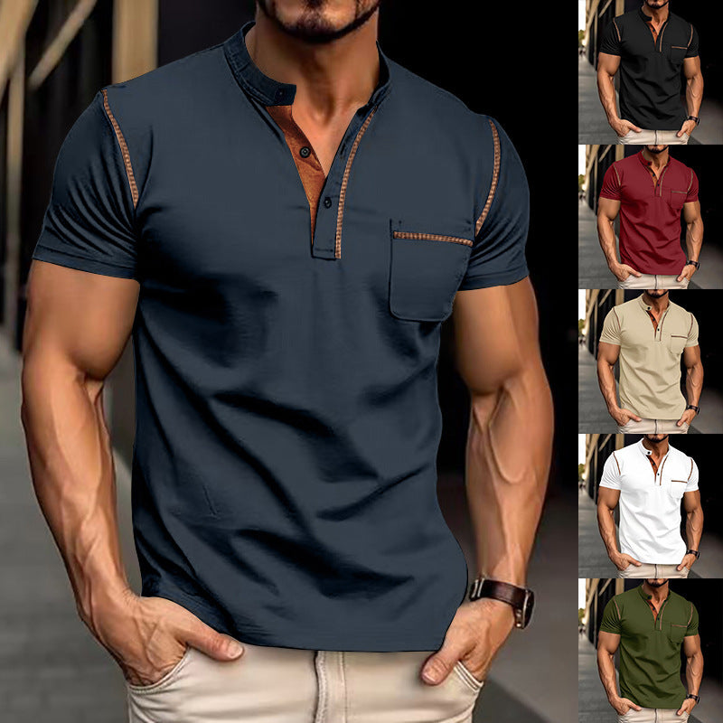 Walter – Polo à Manches Courtes pour Homme Été Décontracté Séchage Rapide