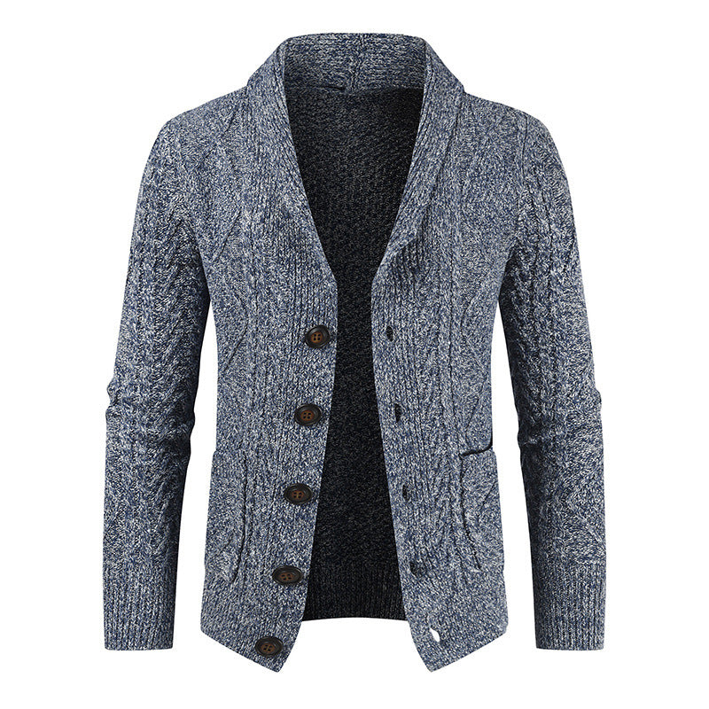 Albert – Cardigan ample avec col en V en cuir vegan