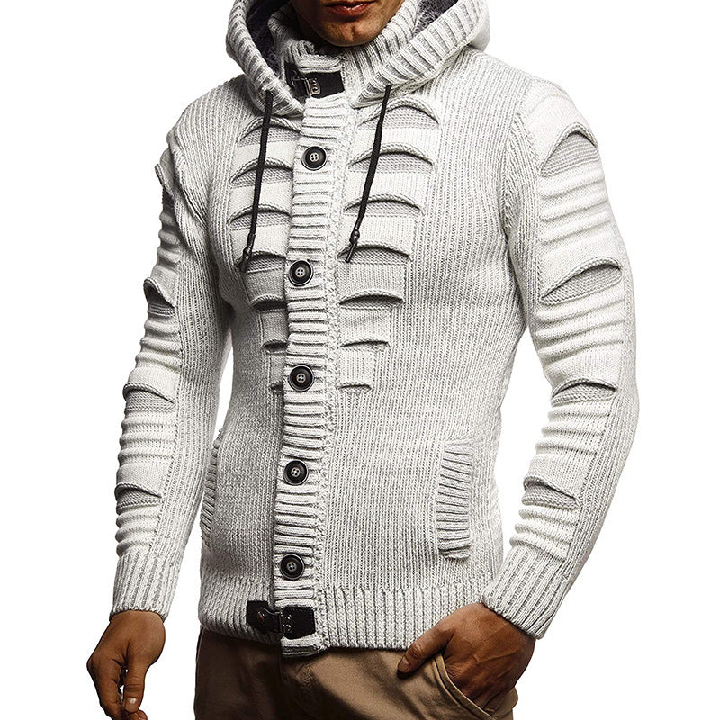 Richard – Veste à Capuche en Tricot pour Hommes