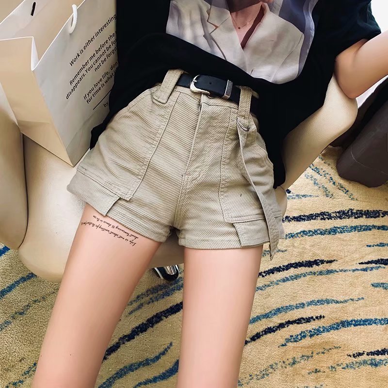 Michelle – Shorts en denim pour dames avec jambes larges