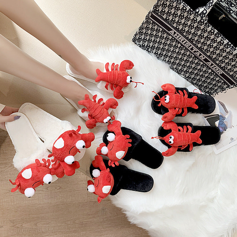 Lisa – Chaussons en Coton à Motif Crabe