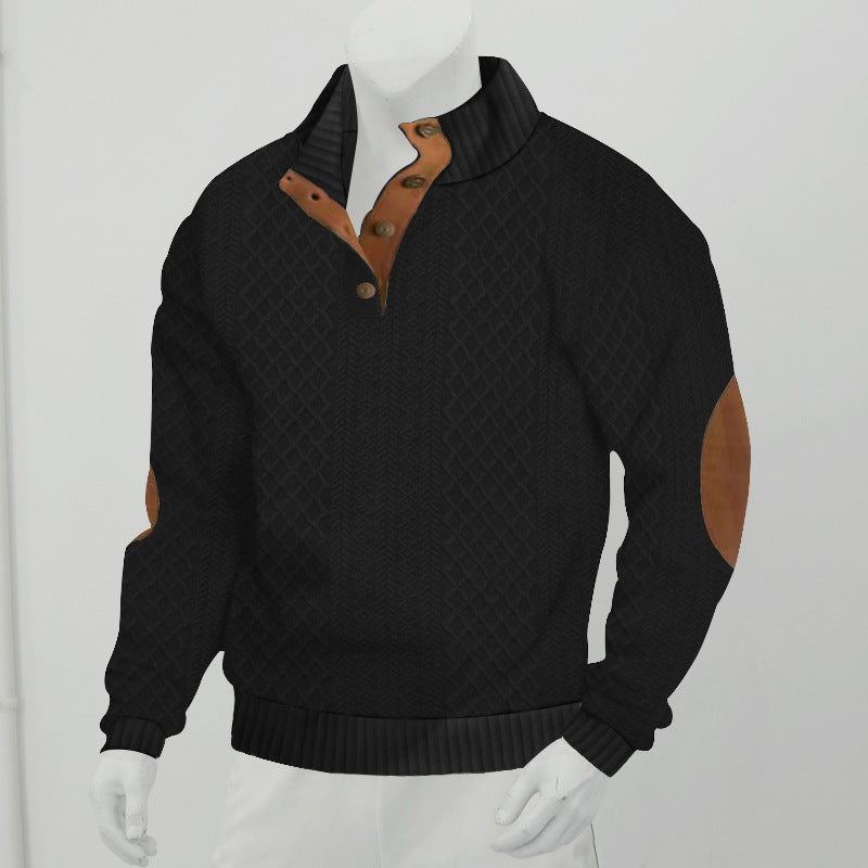 Mark – Langärmliger Jacquard Strickpullover
