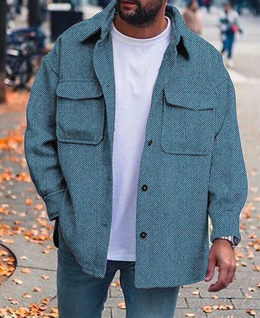 Oscar – Manteau pour Homme avec Col Polo