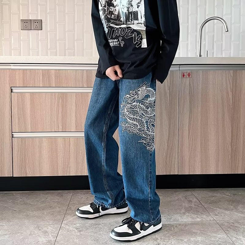 Joseph – Jean ample brodé pour homme