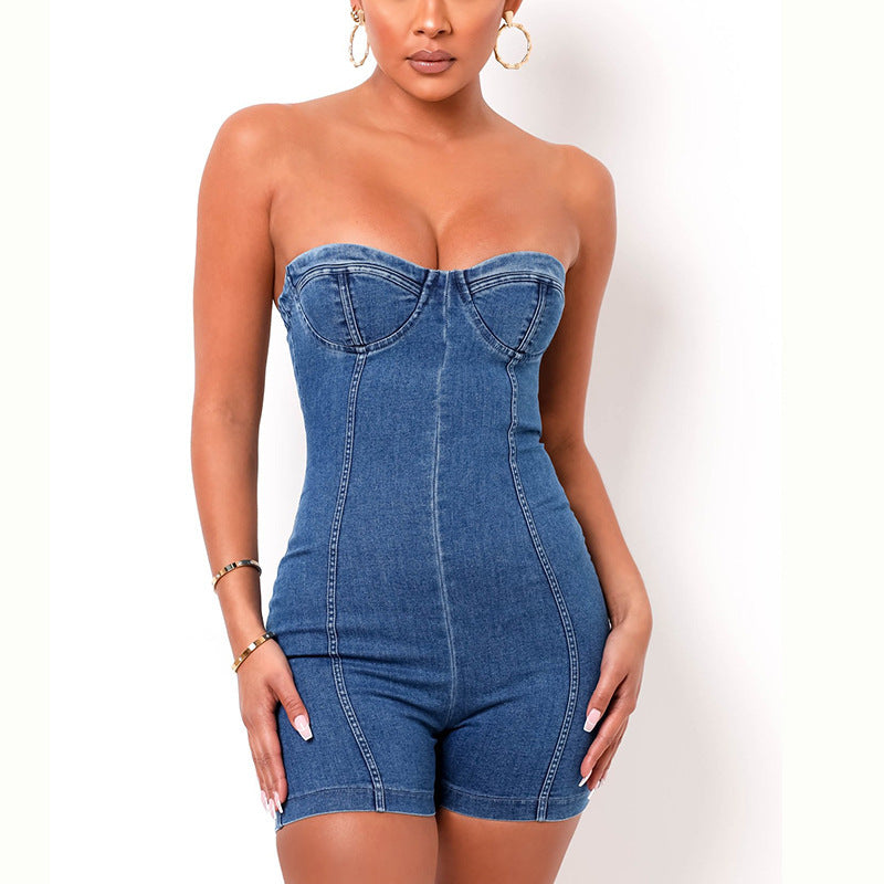Joy – Salopette en Jean pour Femmes