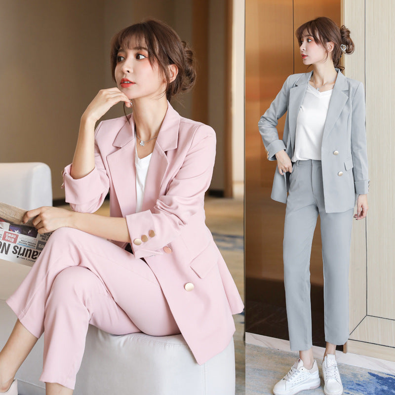 Georgina – Élégant Tailleur Pantalon pour le Printemps et l'Automne