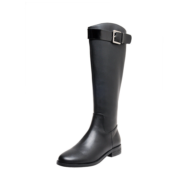Michelle – Bottes Rétro à Bout Rond