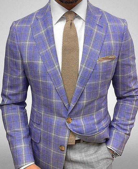 Felix – Blazer Rayé pour Homme en Coupe Slim