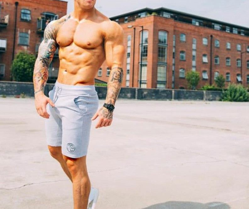 William – Fünf-Punkte Herren-Laufsport Shorts aus Baumwolle