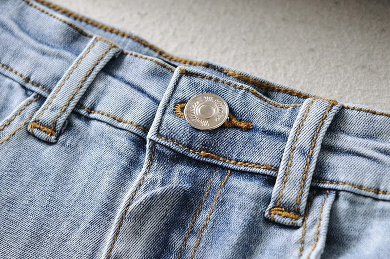 Ann – Shorts en denim personnalisées avec nœud pour femmes