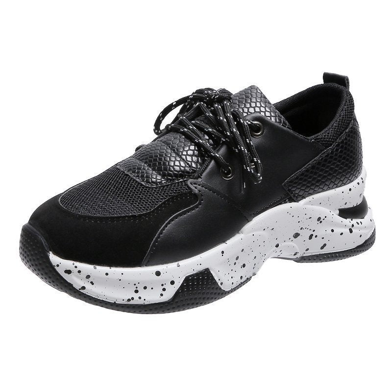 Victoria – Baskets Léopard pour Femme avec Lacets