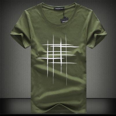 Leon – T-shirt en coton de qualité avec manches courtes
