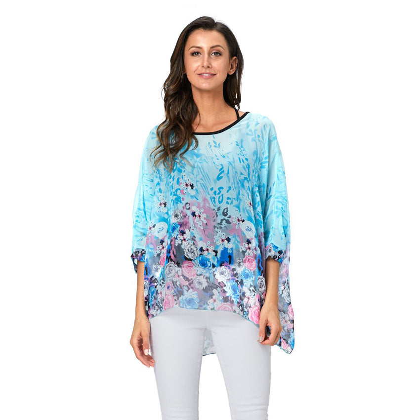 Diana – Blouse de plage décontractée style bohème pour femme