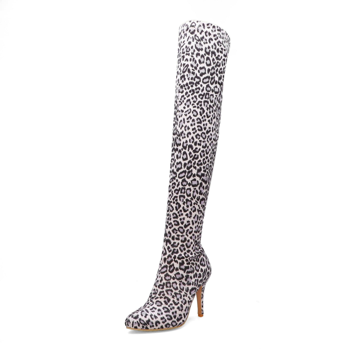 Zoe – Bottes tendance au-dessus du genou avec bout pointu