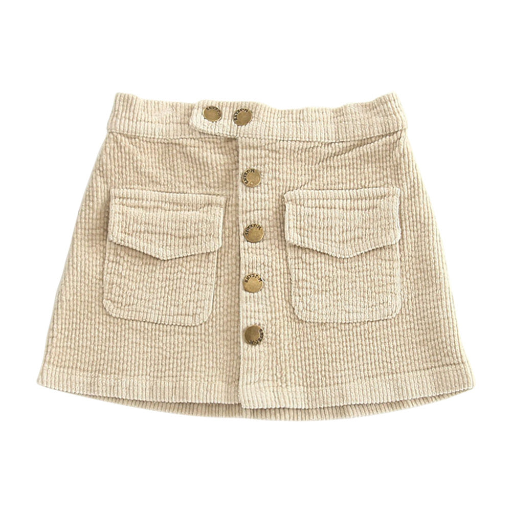 Katy – Jupe en Velours Côtelé Style Western pour Filles