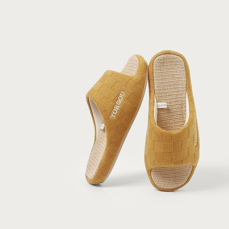 Barbara – Pantoufles en Lin pour Femme
