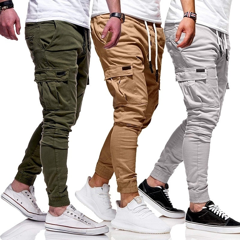Glen – Pantalon décontracté en coton fin pour hommes en automne