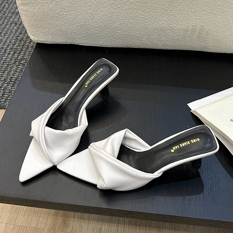 Grace – Sandales en Denim à Talons Hauts
