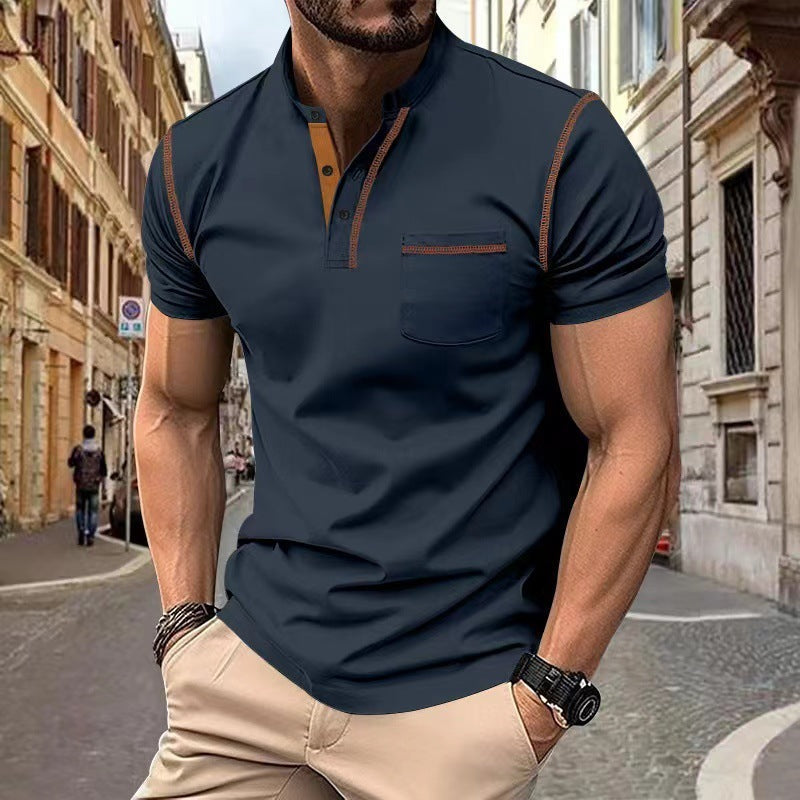 Walter – Polo à Manches Courtes pour Homme Été Décontracté Séchage Rapide