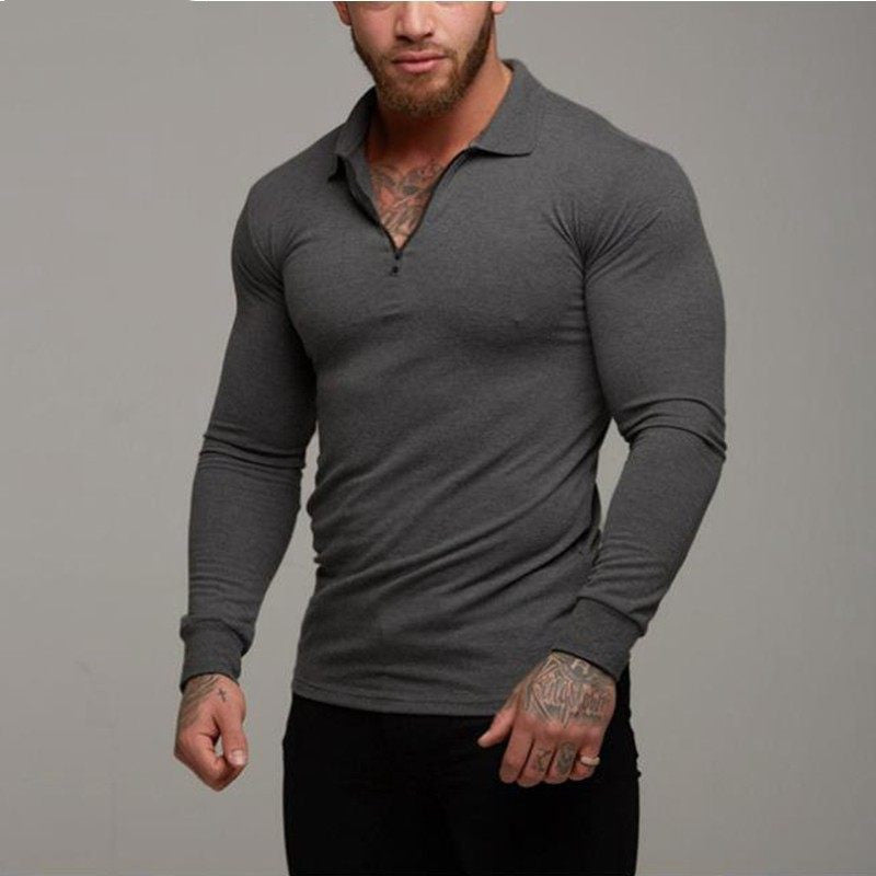 Rhys – T-shirt à manches longues avec éclaboussures d'encre pour hommes