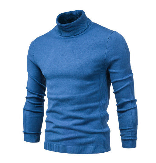 Jeffrey – Schmal geschnittener Herrenpullover mit Stehkragen