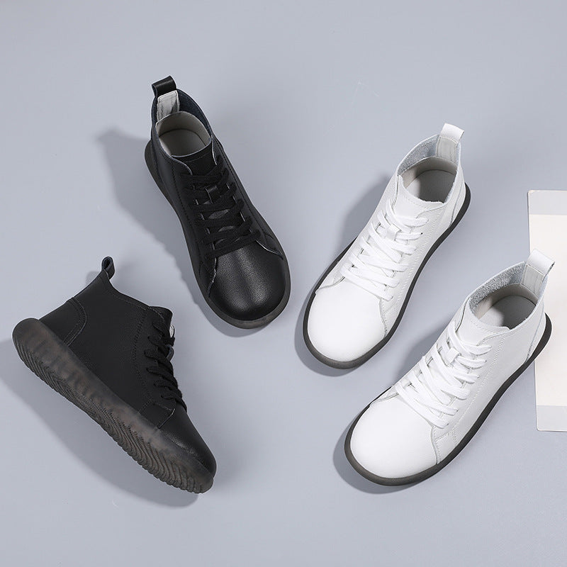 Emma – Bottines plates pour femmes en cuir vegan