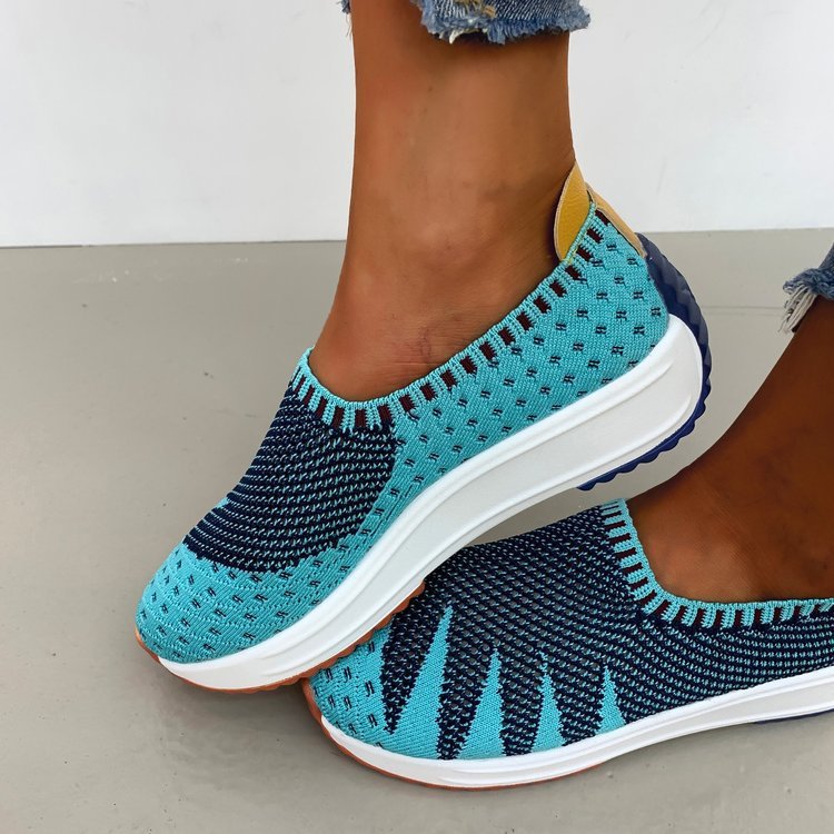Alison – Baskets Flyknit Respirantes avec Talon Compensé