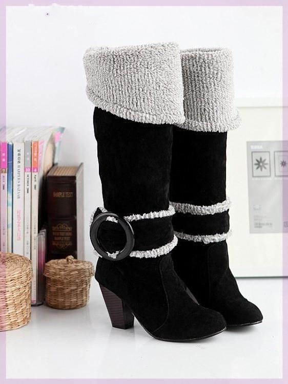 Tanya – Bottes hautes pour femmes à talon jusqu'au genou