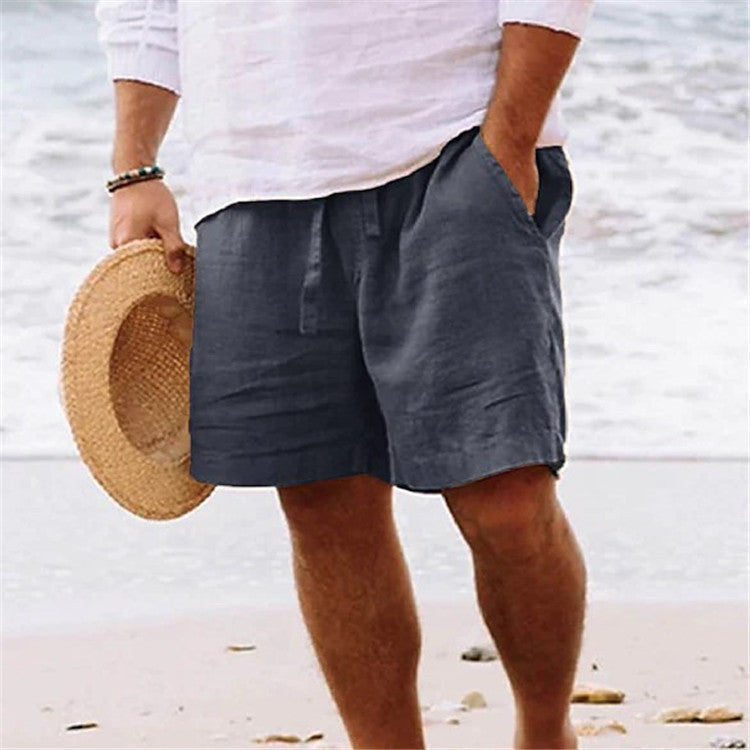 Adrian – Herren Shorts in Reiner Farbe und Atmungsaktivem Komfort