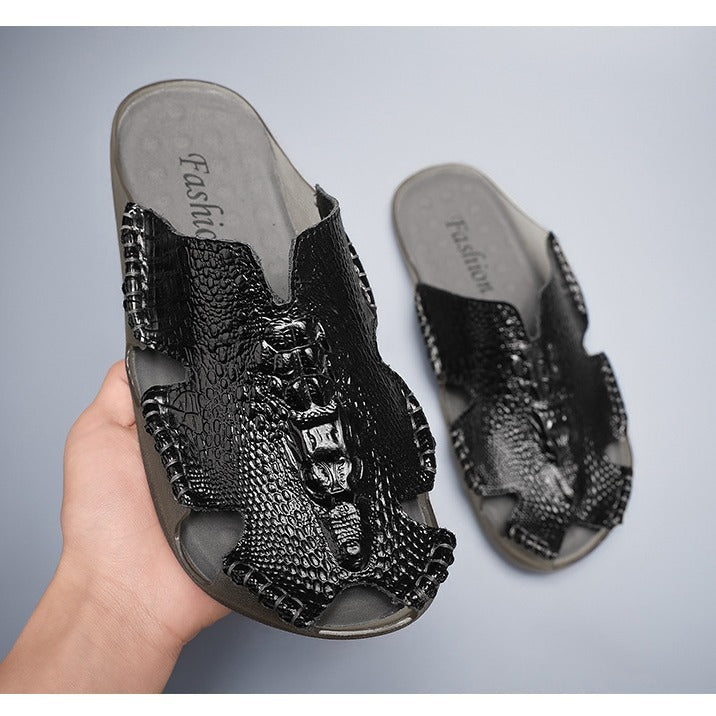 Giles – Mocassins décontractés à bout fermé avec design pieuvre pour hommes