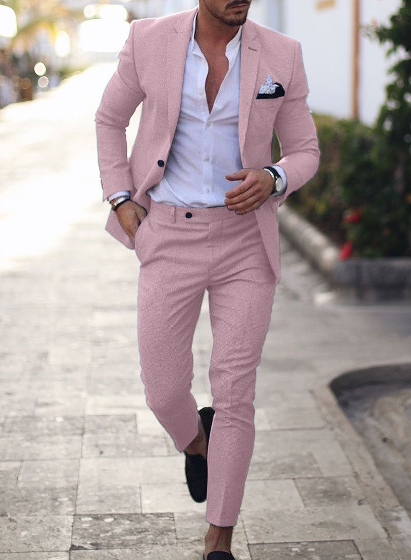 Charles – Costume Deux Pièces pour Homme en Grande Taille