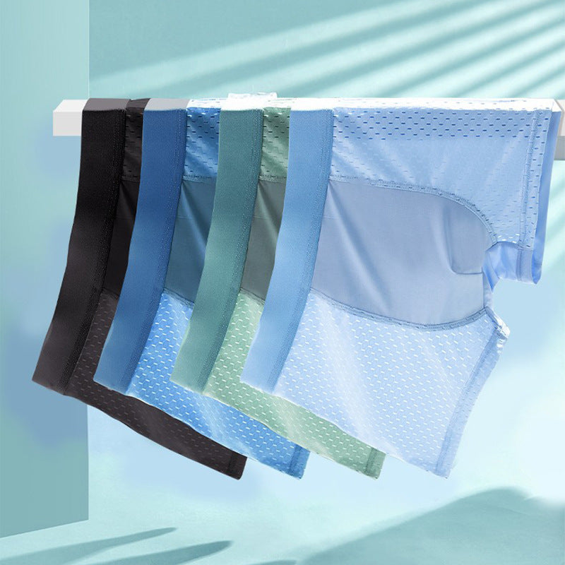 Norman – Boxershorts Respirantes en Soie de Glace pour Homme