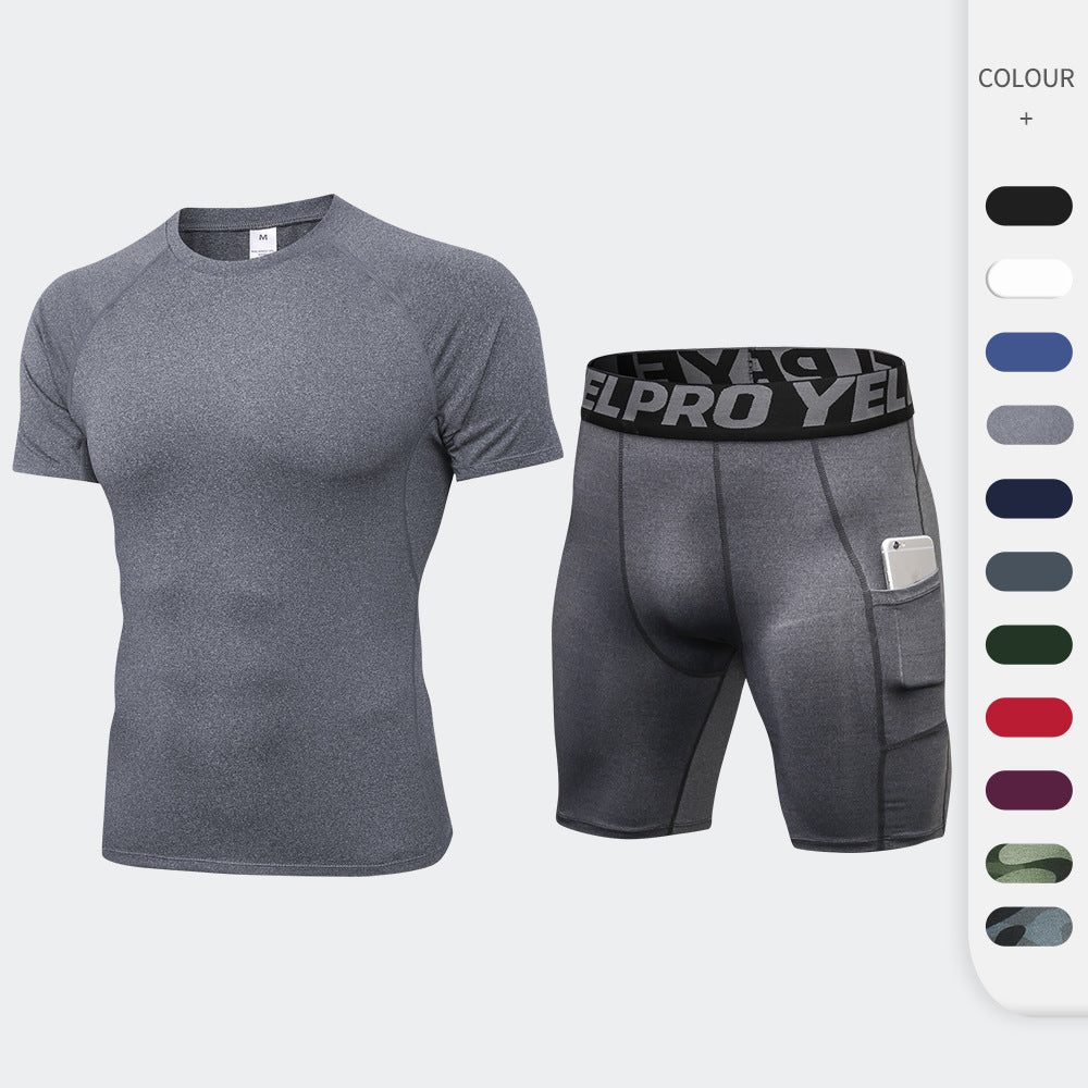 Mathew – Ensemble de sport respirant et séchage rapide pour hommes